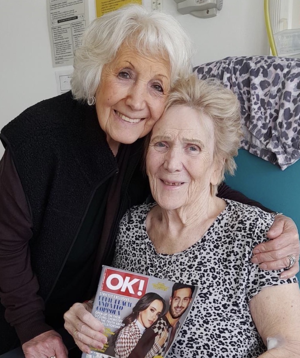 A treasured personal photograph remembering Eileen and her friends