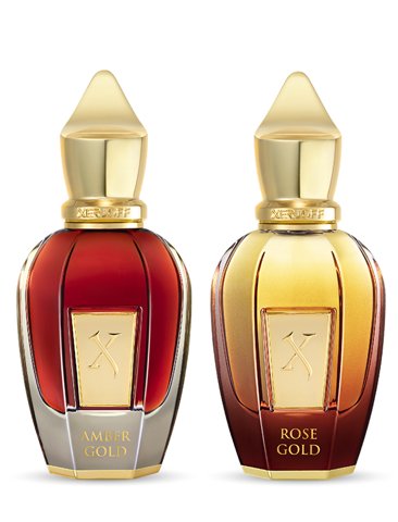 Xerjoff Amber Gold & Rose Gold bottle